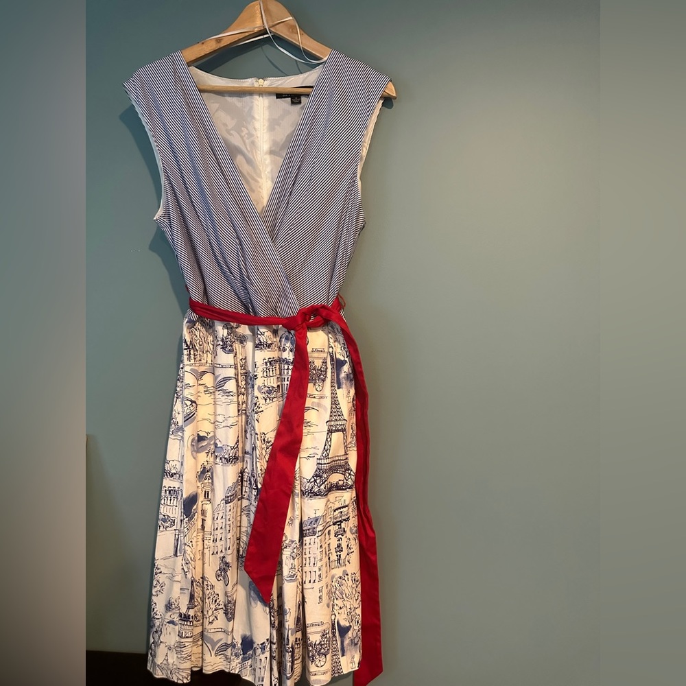 Paris fit/flare dress